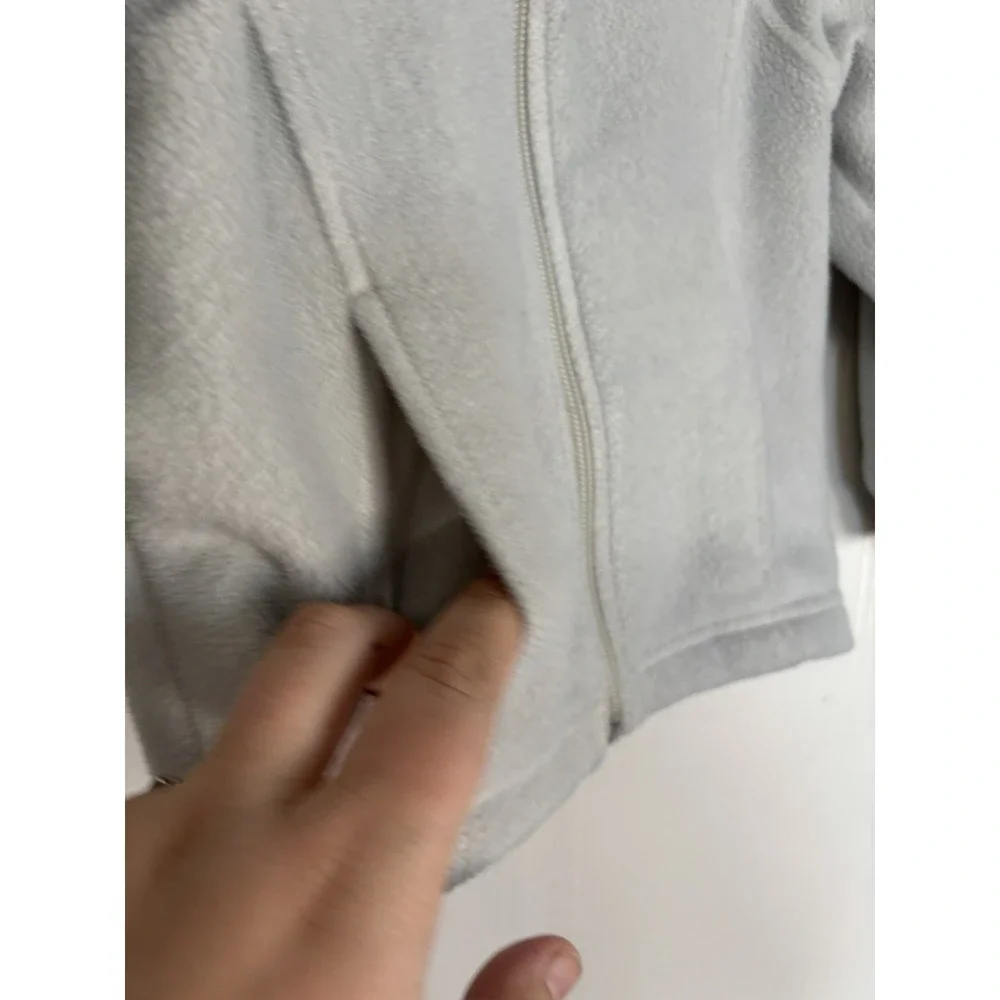 Columbia Toddler Fleece Light Gray Jacket‎ Zip Up 2T Gender Neutral
